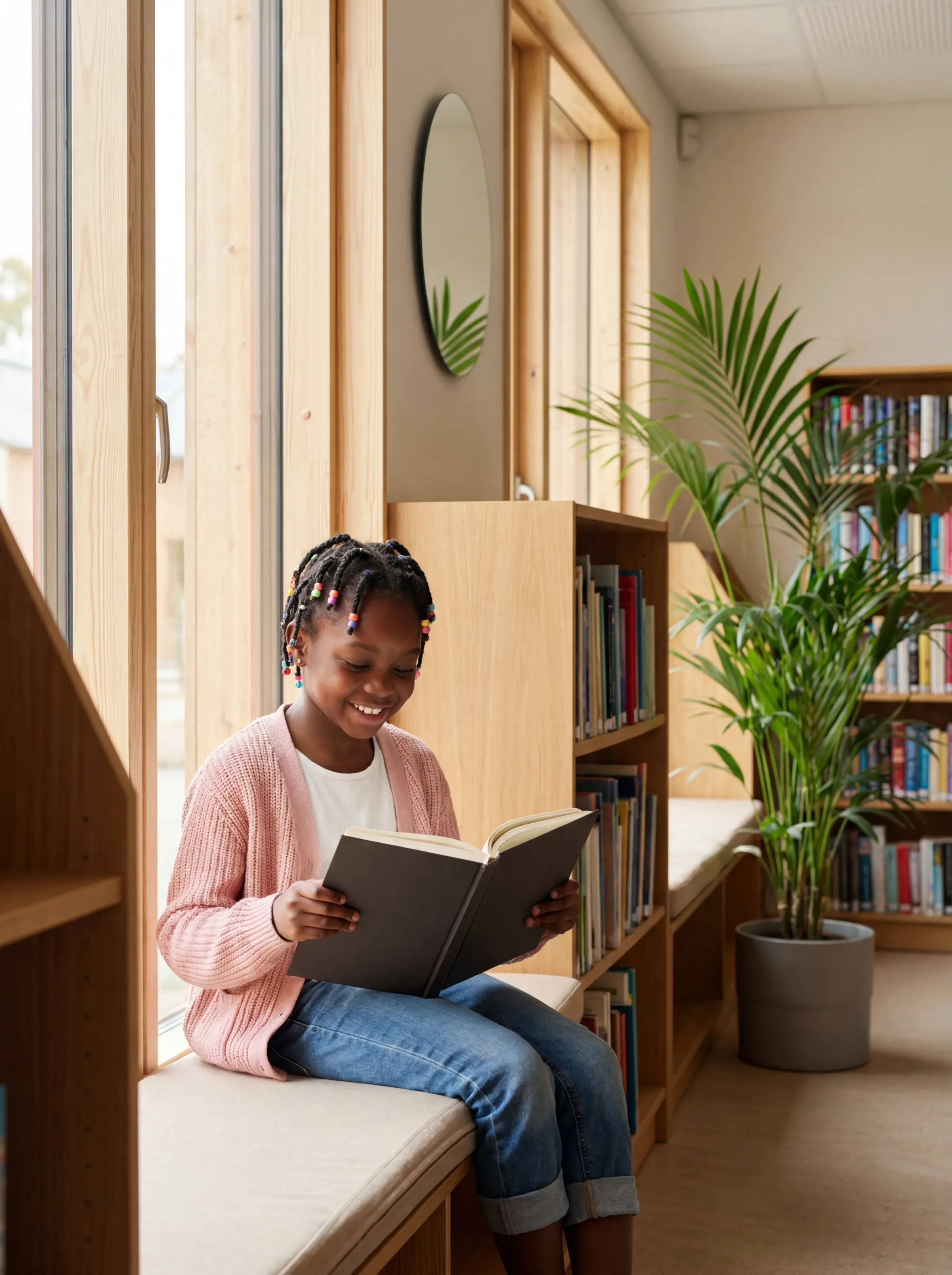 Student reading